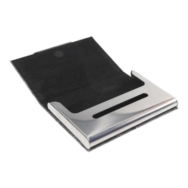 Personalized Chrome Metal Business Card Holders