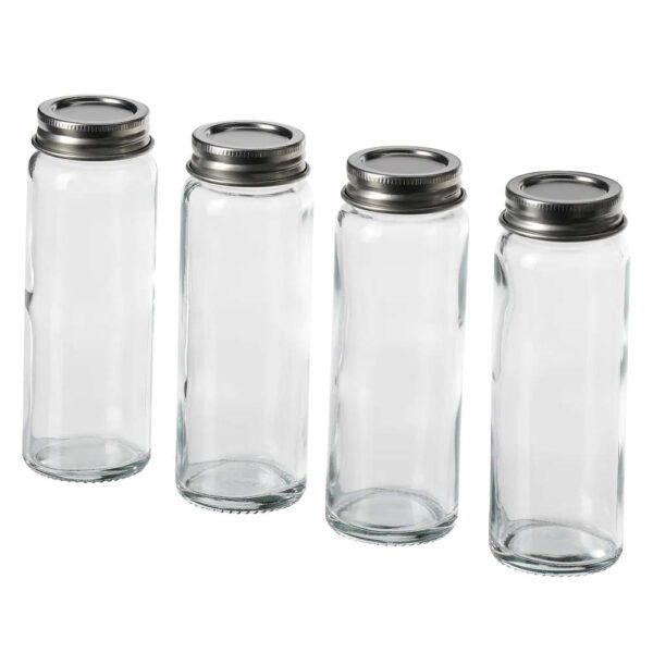 Personalized Spice Jar Clear Glass