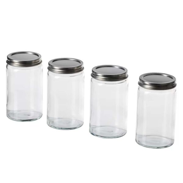 Personalized Spice Jar Clear Glass