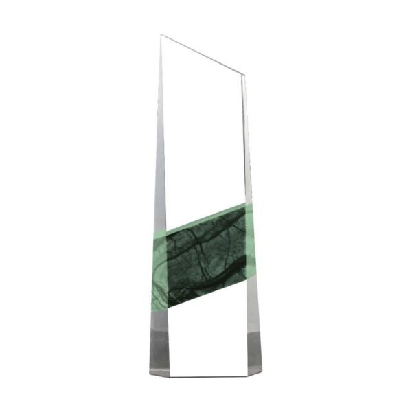 Personalized Vertical Crystal and Marble Awards