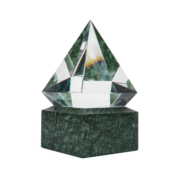 Personalized Diamond Shaped Crystal Awards