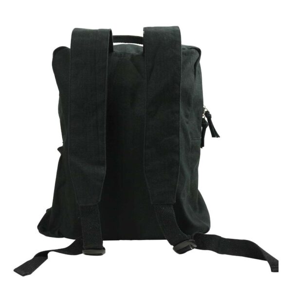 Personalized Cotton Backpacks with Zipper Closure