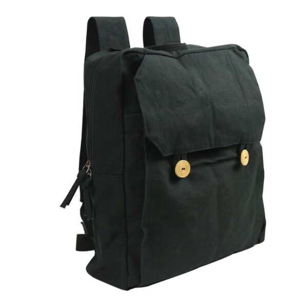 Personalized Cotton Backpacks with Zipper Closure