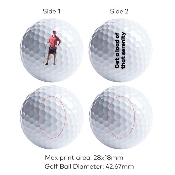 Personalized golf balls