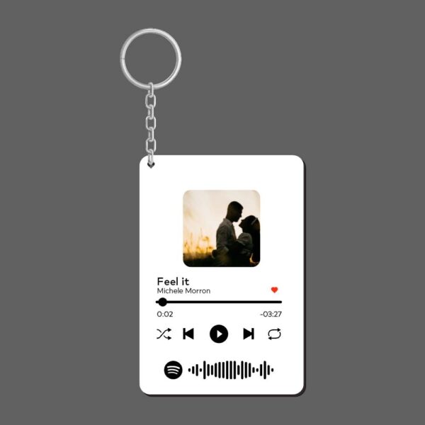 Spotify Clear 3mm Acrylic Keychains