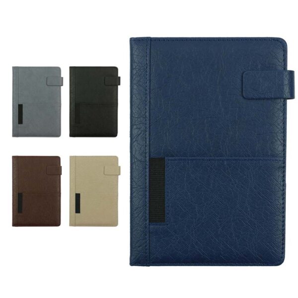 Personalized A5 PU Notebooks with Front Pocket