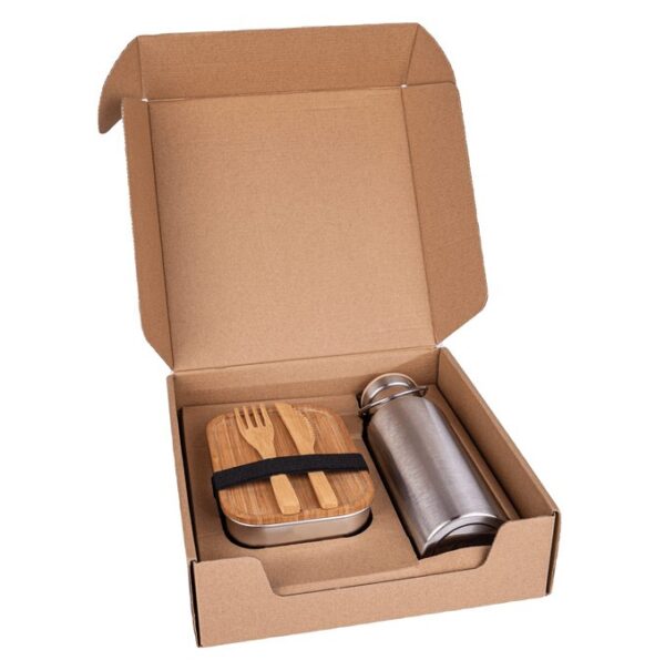 Premium Set of Lunch Box and Vacuum Bottle