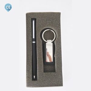 Metal Pen and Key Chain Gift Set