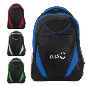 Promotional Two-toned Backpacks 600D Polyester Material