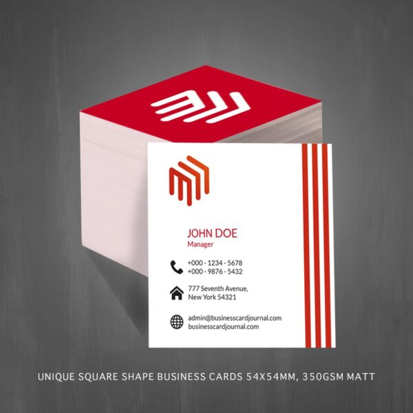 Unique-Square-Card