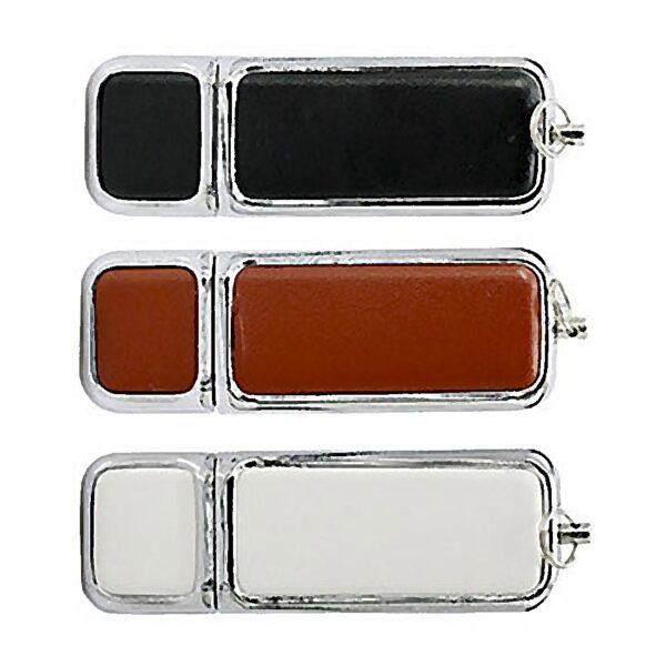 Leather Cap USB with Key Ring Holder upto 128 GB with Metal Box