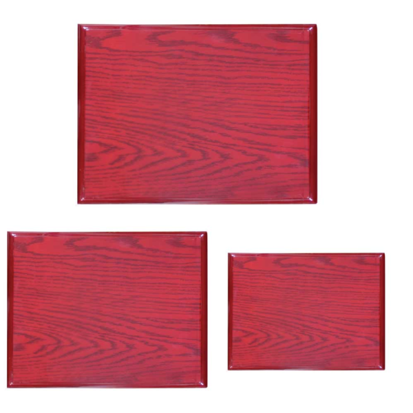 Personalized Red Wooden Plaques Horizontal with Box