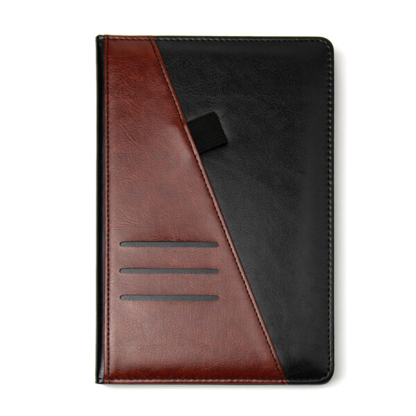 Soft Thermal PU Notebook with Pen Loop & Card Slots