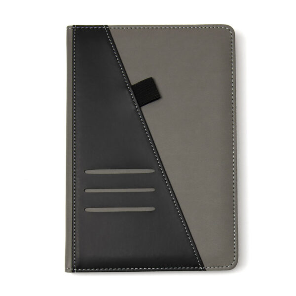 Soft Thermal PU Notebook with Pen Loop & Card Slots