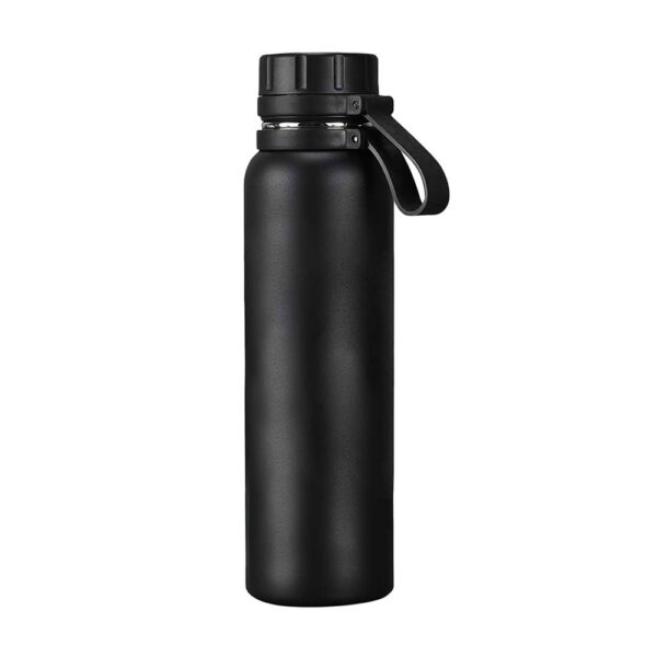 Insulated Double Wall Thermal Water Bottle with Strong Grip Handle