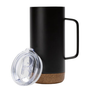 Double-Wall-Coffee-Mug-with-Cork-Base-&-Splash-Proof-Lid