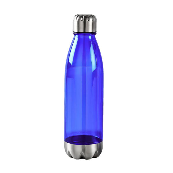 Tritan Water Bottle with Stainless Steel Cap & Base