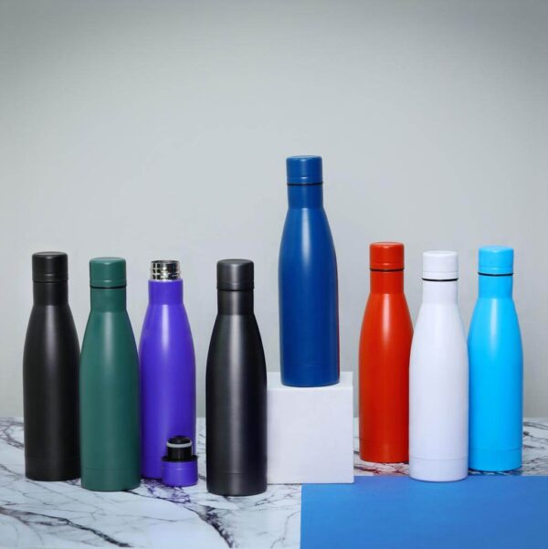 Copper Vacuum Insulated Double Wall Water Bottle Double wall stainless steel with copper insulating vacuum bottle