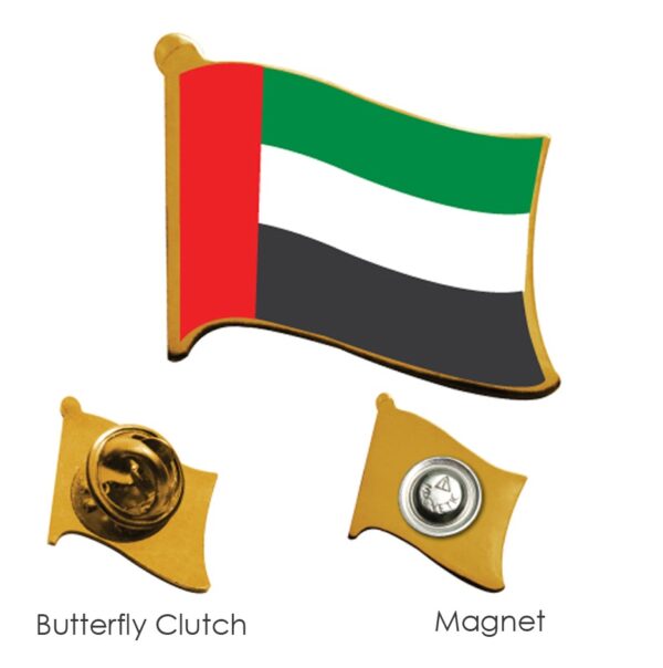 Flag Metal Badges