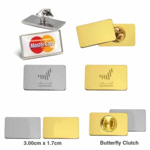 Rectangle Logo Pins