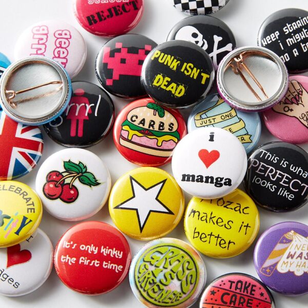 Plastic Button Badges