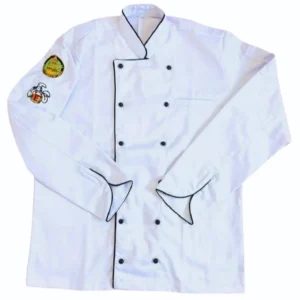 Men White Cotton Chef Coat