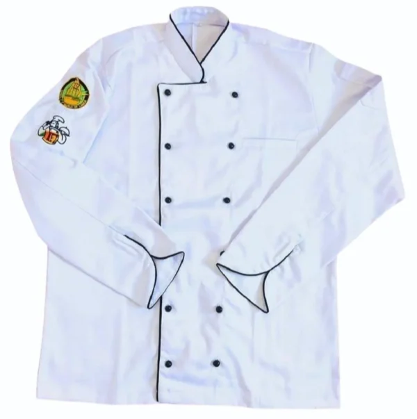 Men White Cotton Chef Coat