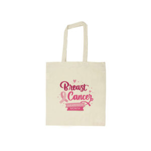 Cotton-Bags-with-Breast-Cancer-Awareness-Logo